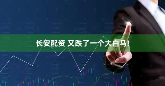 长安配资 又跌了一个大白马!